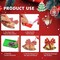 12 Pcs Christmas Diamond Painting Kits Christmas Balls Diamond Painting Keychain Hanging Diamond Painting Keychains Ornaments for Crafts Family Decor